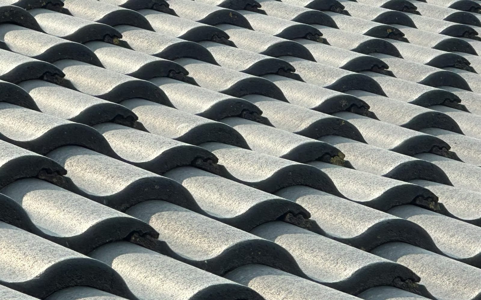 Concrete tile roof