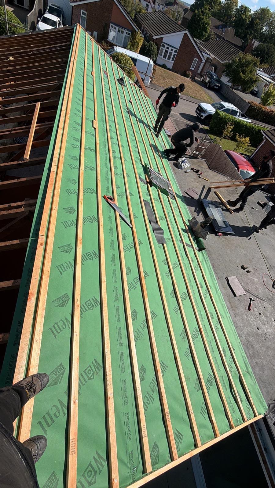 Re roofing breathable membrane