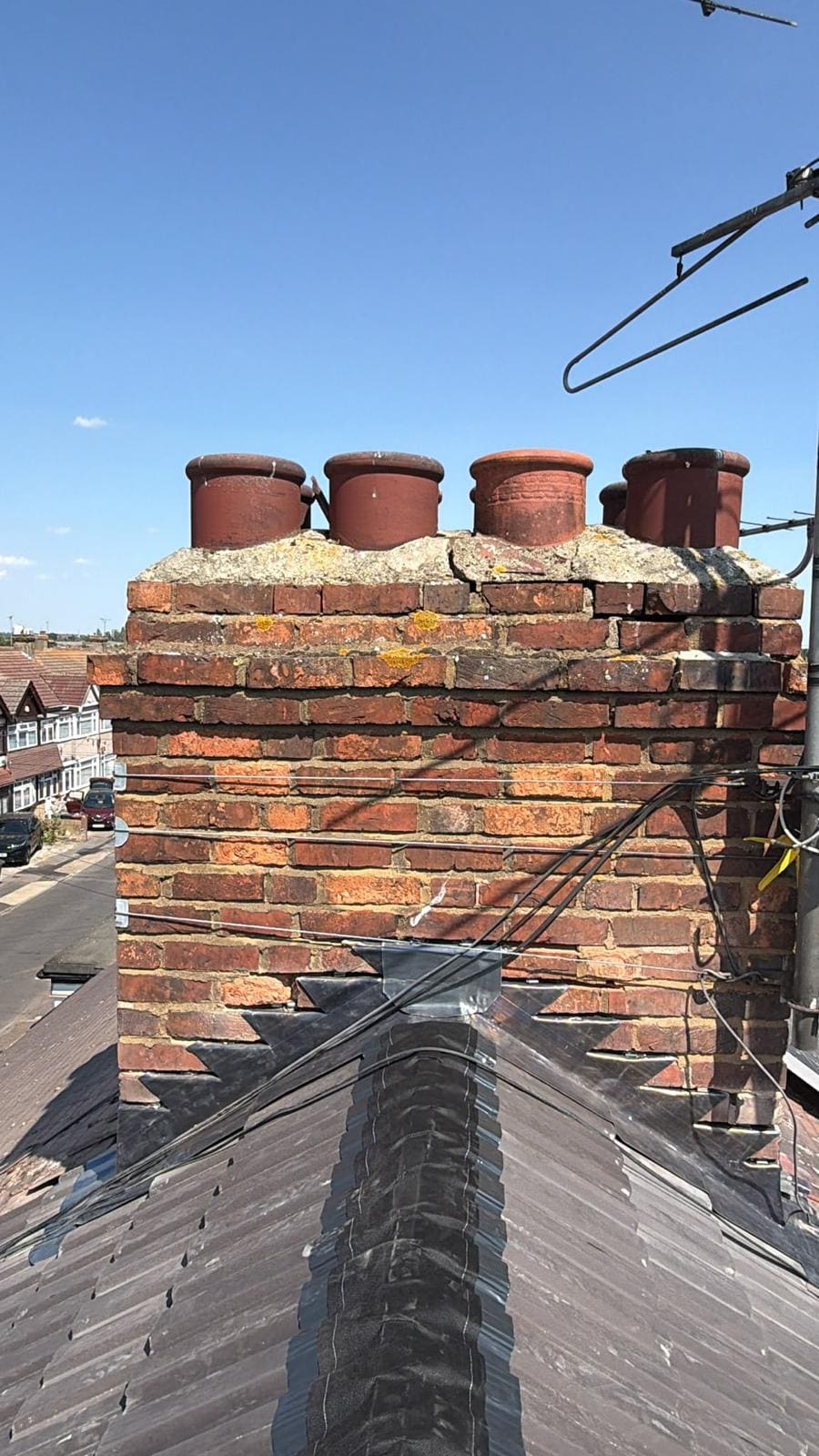 Chimney stacks and pots