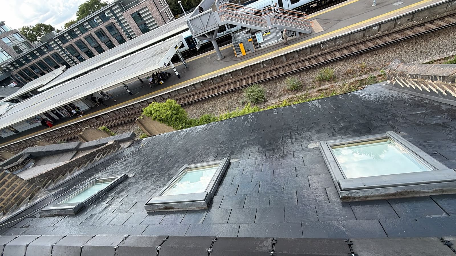 Slate roof velux windows aerial