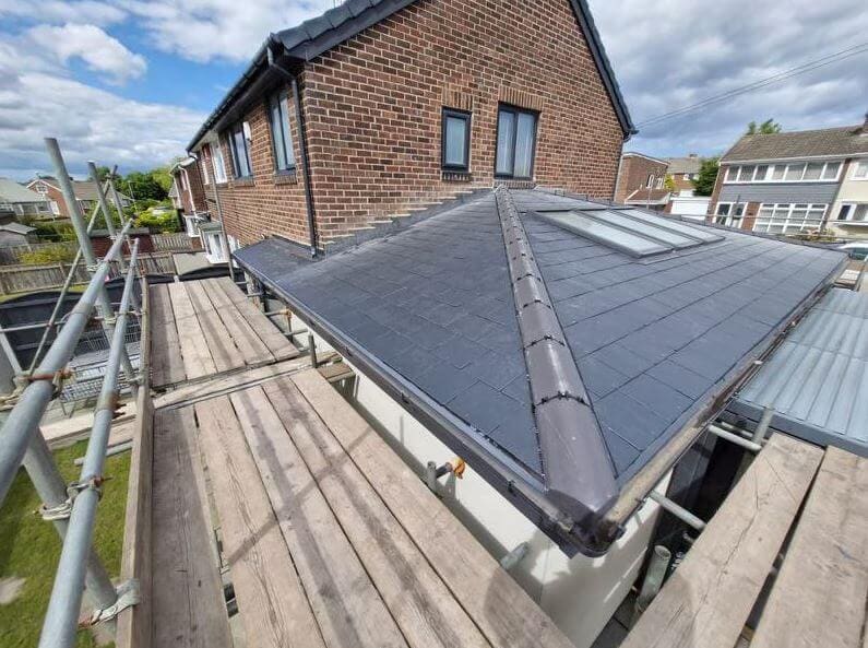 Creative Roofing carrying out dry ridge in Oxfordshire